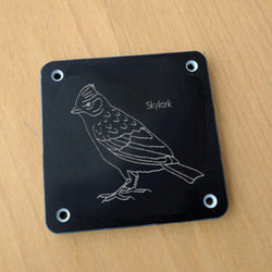 'Skylark' rubbing plaque