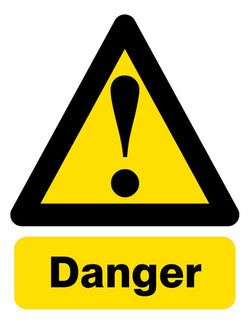 'Danger' symbol sign