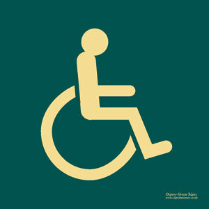 'Disabled' symbol sign
