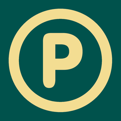 'Parking' symbol sign