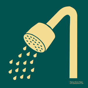 'Shower' symbol sign