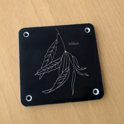 'Willow' rubbing plaque