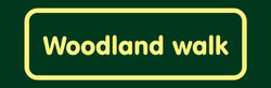 'Woodland walk' Nature Watch Visitor Management Sign